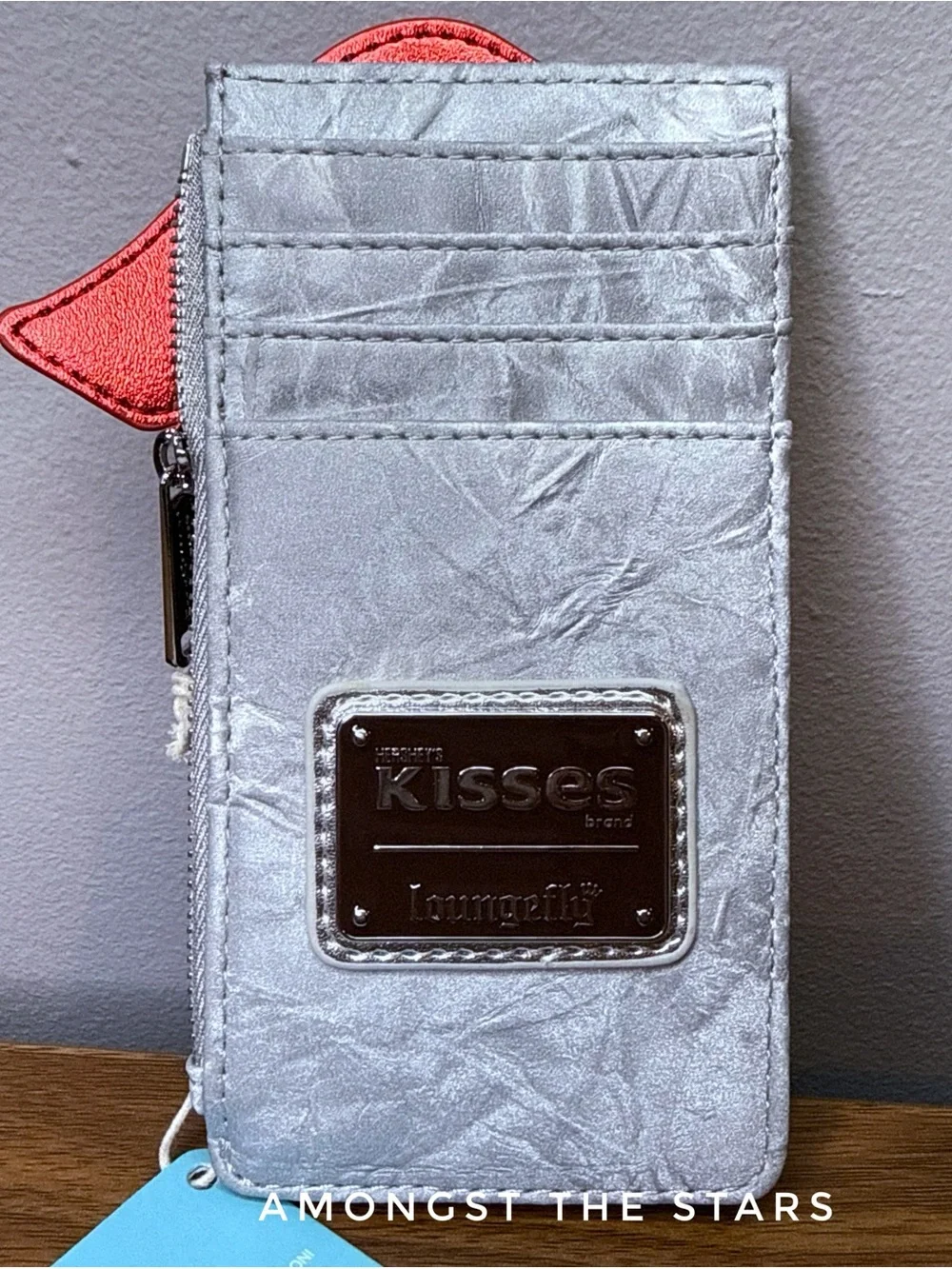 Loungefly Hershey Kisses Red, Silver & Green Cardholder Wallet